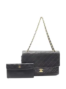 Chanel 1989-1991 CC Quilted Lambskin Single Flap shoulder bag 32026915