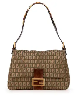 Fendi 2000-2010 Multicolor Zucchino Canvas Mamma Forever shoulder bag 32037688