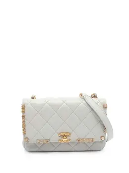 Chanel 2021-2025 Mini Quilted Lambskin Paris Monaco Flap crossbody bag 32051511