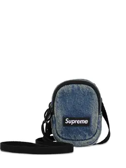 Supreme mini denim "Blue" crossbody bag 31969165