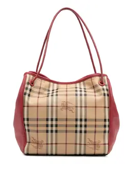 Burberry 2000-2017 Small Haymarket Check Coated Canvas Canterbury tote bag 32059665