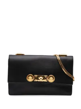 Versace 1990-2025 Leather Medusa Flap Chain shoulder bag 32041122