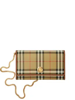 Burberry check-pattern chain shoulder bag 31997025