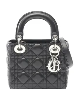 Christian Dior 2000-2025 Mini Lambskin Cannage Lady Dior satchel 32055718