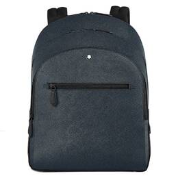 Montblanc Tweed Blue Sartorial Medium Backpack 220335