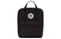 Converse Маленький женский рюкзак из полиэстера, черно-красный 10026560-a01 | black & red