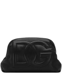 Клатч с тисненым логотипом Dolce & Gabbana, черный 20045050 | черный