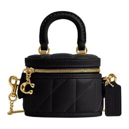 Coach Сумка Trail Nappa Leather, сумка через плечо, мини-сумка женская, черная cu144-b4bk