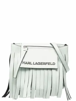 Сумка-хобо K/Fringe размера мини Karl Lagerfeld, зеленый 17559971 | зеленый