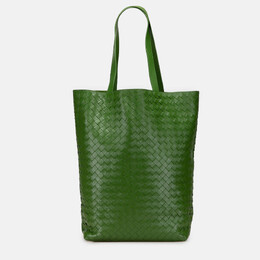 Bottega Veneta Green Nappa Intrecciato Tote 1212534