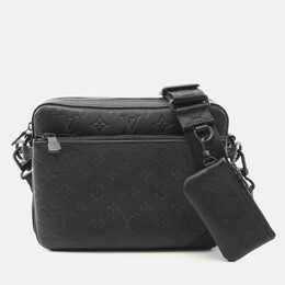 Louis Vuitton Trio Messenger Shoulder Bag Monogram Shadow Leather 1212380
