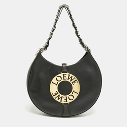 Loewe Black Leather Joyce Hobo 1211969