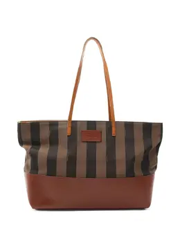 Fendi Pequin striped tote bag 32009098