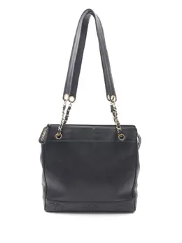 Chanel caviar-leather chain shoulder bag 32008346