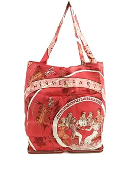 Hermes 2015-2025 Jeu des Omnibus et Dames Blanches Silky Pop tote bag 32053166