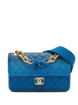 Chanel 2019 Medium Quilted Caviar Sunset On The Sea Flap satchel 32059548