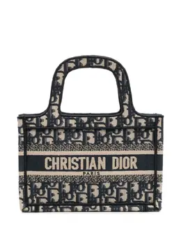 Christian Dior 2021 Mini Oblique Canvas Book Tote handbag 32059557
