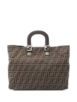 Fendi 2000-2010 Large Zucca Canvas Twins tote bag 32055723
