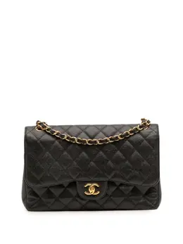 Chanel 2012 Jumbo Classic Caviar Double Flap shoulder bag 32059514