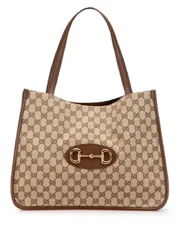 Gucci 2000-2015 Medium GG Canvas Horsebit 1955 tote bag 32065652