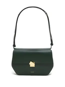 Closed leather shoulder bag 30299593