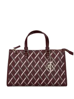Armani Exchange Gynger monogram top-handle tote bag 31344078