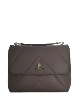 Patrizia Pepe logo-plaque quilted shoulder bag 32048070