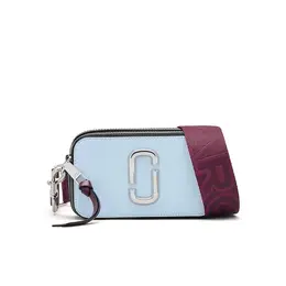 Сумка кросс-боди Marc Jacobs The Snapshot, фактура тиснение, голубой 4337310191