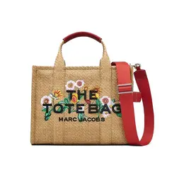 Сумка тоут Marc Jacobs, фактура плетеная, бежевый 4337329677