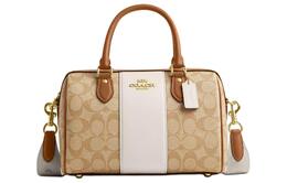 Coach Сумка через плечо Rowan Canvas, женская, среднего размера, светло-хаки и мелово-белого цвета cr122-imwqj