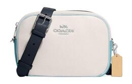 Coach Сумка Jamie из коровьей кожи, через плечо, средняя женская, белая с синим cf482-svuol