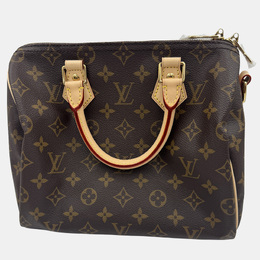 Louis Vuitton Speedy Bandouliere 25 Brown Monogram Canvas Shoulder Bag 1212936