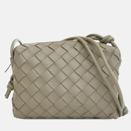 Bottega Veneta Green Mini Lambskin Intrecciato Loop Camera Bag 1212863