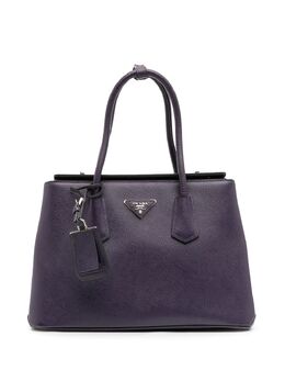 Prada 2010-2025 Saffiano Cuir Turnlock Twin satchel 32081297