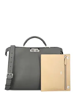 Fendi medium Peekaboo ISeeU tote bag 32064982
