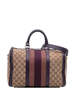 Gucci 2016-2025 Medium GG Canvas Web Joy Boston Bag satchel 32081264