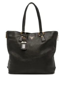Prada 2010-2025 Vitello Daino Side Zip tote bag 32080861
