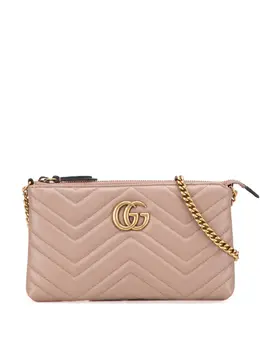 Gucci 2016-2025 Mini GG Marmont Matelasse Leather Wallet On Chain crossbody bag 32071918