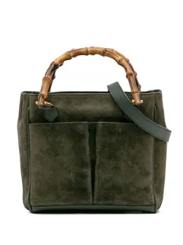 Gucci 20th Century Suede Bamboo satchel 32080604