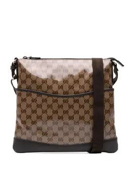 Gucci 2016-2025 GG Crystal Flat Messenger Bag crossbody bag 32080776