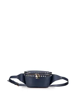 Valentino Garavani 2018-2025 Grained Calfskin Rockstud belt bag 32073118