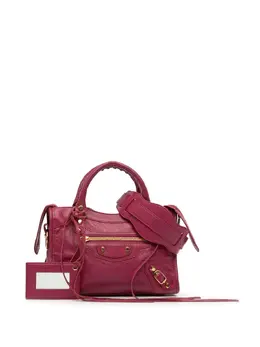Balenciaga 2017 Mini Lambskin Motocross Classic City satchel 32081510
