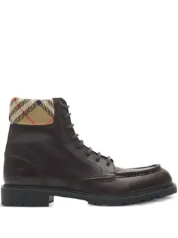 Burberry Combat Rogue leather boots 31638941