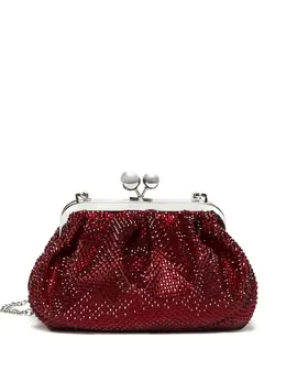 Weekend Max Mara crystal-embellished clutch bag 30694777