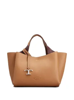 Tod's mini leather T-logo tote bag 32062423