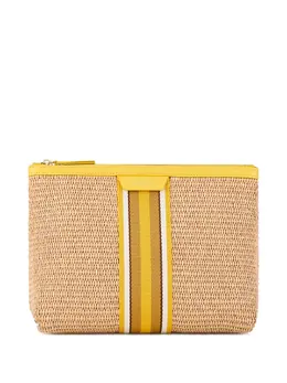 Aquazzura stripe raffia clutch 29984427