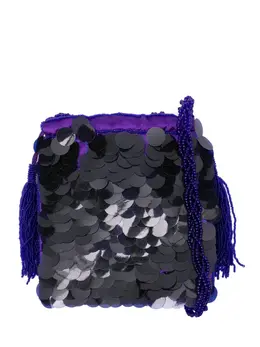 P.A.R.O.S.H. sequin-embellished shoulder bag 30096182