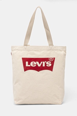 Хлопковая сумка Levi's, бежевый 38126.0027 | beżowy
