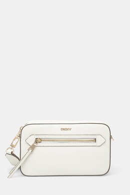 Кожаная сумка DKNY, бежевый r42e3e22 | beżowy