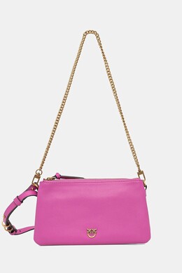Кожаная сумка Pinko, розовый 105359.a0qo | różowy